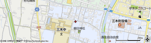香川県木田郡三木町氷上37周辺の地図