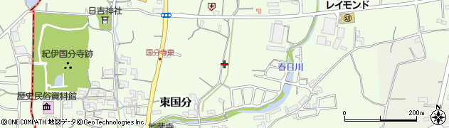 和歌山県紀の川市東国分385周辺の地図