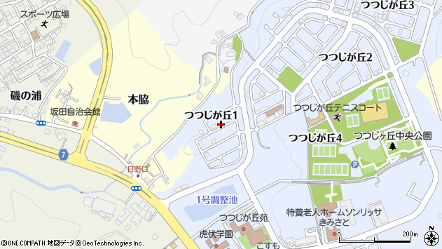 〒640-0115 和歌山県和歌山市つつじが丘の地図