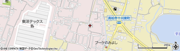香川県高松市十川西町704周辺の地図