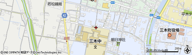 香川県木田郡三木町氷上32周辺の地図