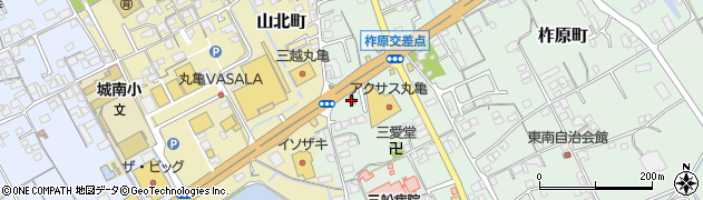 松屋 丸亀柞原店周辺の地図