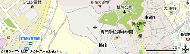 香川県多度津町（仲多度郡）桃山周辺の地図