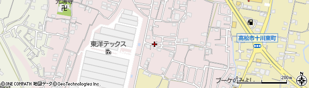 香川県高松市十川西町804周辺の地図