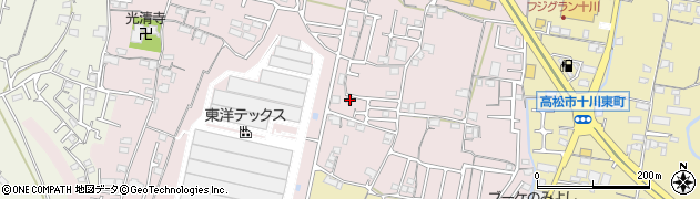 香川県高松市十川西町803周辺の地図