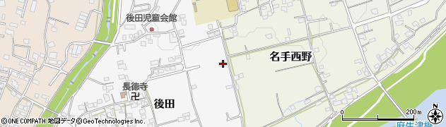 和歌山県紀の川市後田207周辺の地図