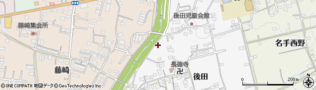 和歌山県紀の川市後田111周辺の地図