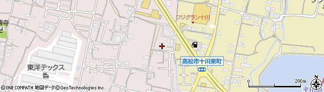 香川県高松市十川西町692周辺の地図