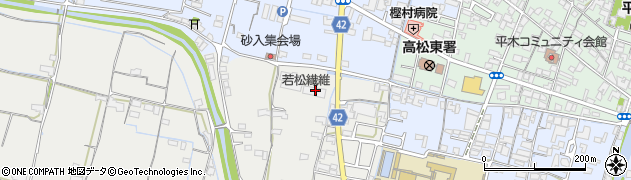 若松繊維株式会社周辺の地図