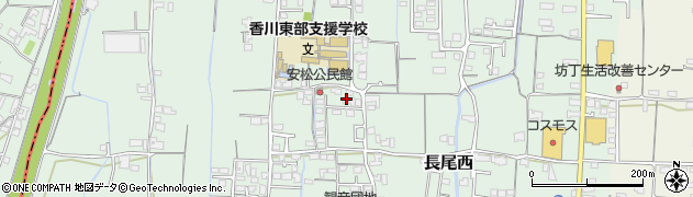 香川県さぬき市長尾西600周辺の地図
