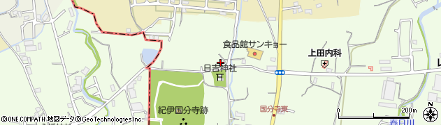 和歌山県紀の川市東国分733周辺の地図