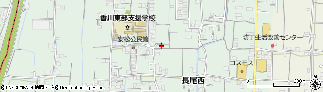香川県さぬき市長尾西405周辺の地図