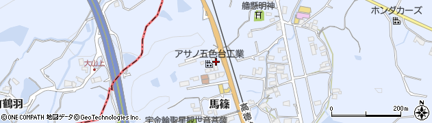 アサノ五色台工業株式会社大内工場周辺の地図