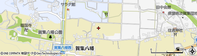 兵庫県南あわじ市賀集八幡周辺の地図