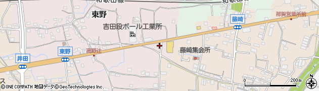 和歌山県紀の川市東野207周辺の地図
