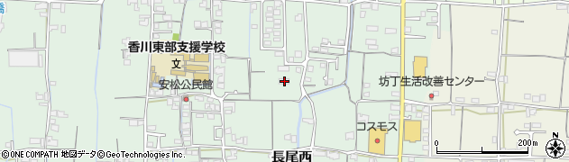 香川県さぬき市長尾西378周辺の地図