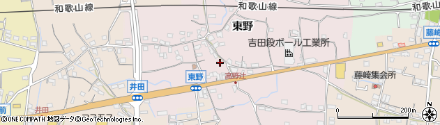 和歌山県紀の川市東野104周辺の地図