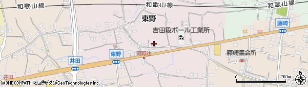 和歌山県紀の川市東野172周辺の地図