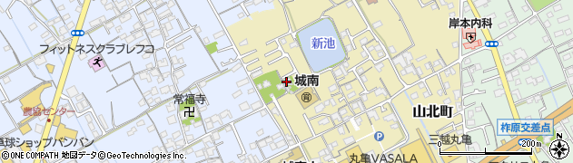 藤井寺観音堂周辺の地図