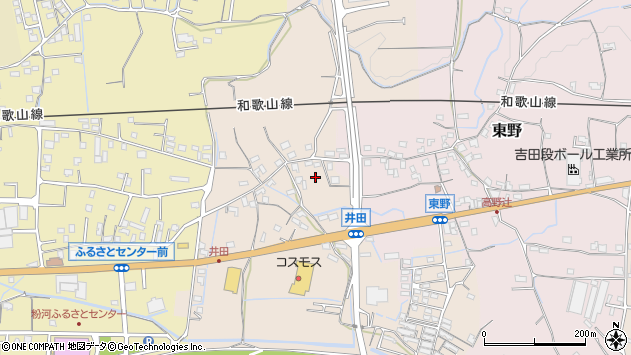 〒649-6541 和歌山県紀の川市井田の地図