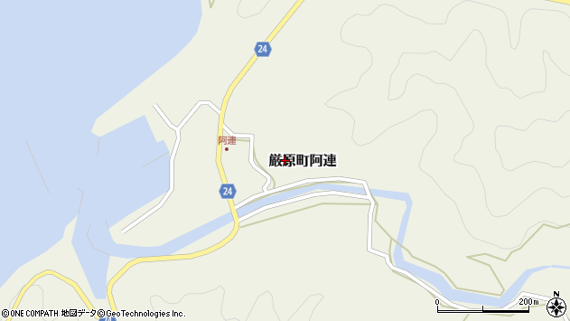〒817-0241 長崎県対馬市厳原町阿連の地図