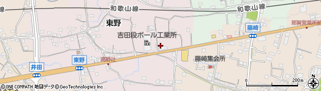 和歌山県紀の川市東野205周辺の地図