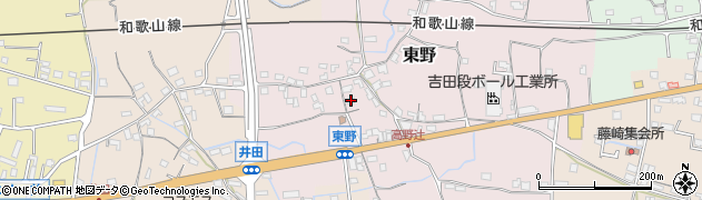 和歌山県紀の川市東野79周辺の地図