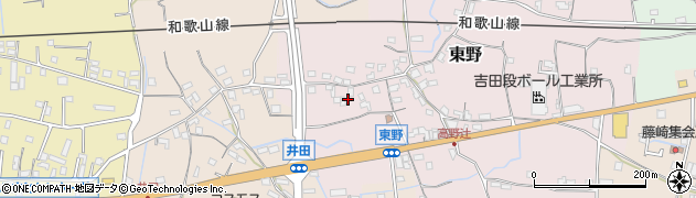 和歌山県紀の川市東野85周辺の地図