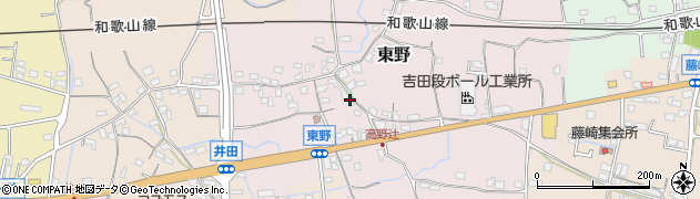 和歌山県紀の川市東野63周辺の地図