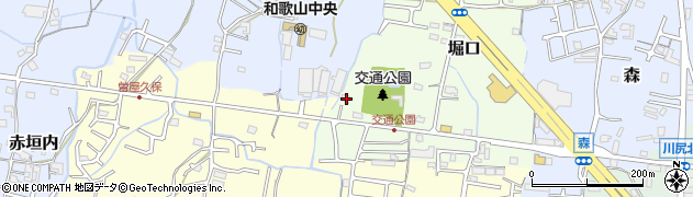 和歌山県岩出市堀口52周辺の地図