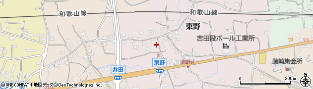 和歌山県紀の川市東野81周辺の地図