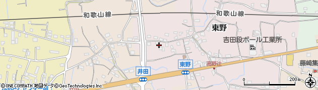 和歌山県紀の川市東野91周辺の地図