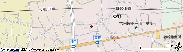 和歌山県紀の川市東野96周辺の地図