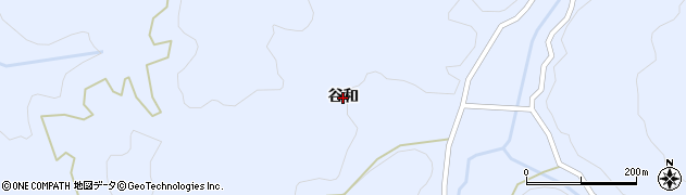広島県大竹市栗谷町（谷和）周辺の地図