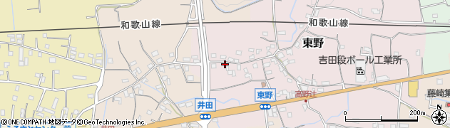 和歌山県紀の川市東野90周辺の地図