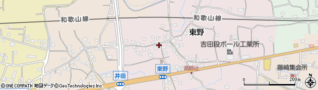 和歌山県紀の川市東野98周辺の地図