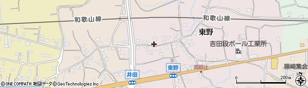 和歌山県紀の川市東野335周辺の地図