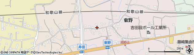和歌山県紀の川市東野334周辺の地図