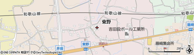 和歌山県紀の川市東野183周辺の地図