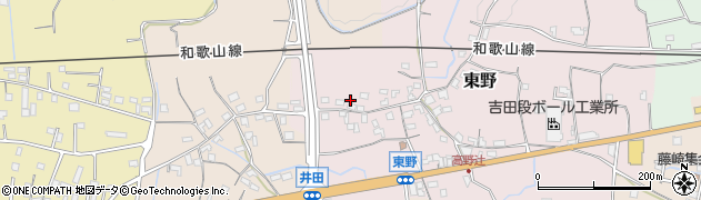 和歌山県紀の川市東野336周辺の地図