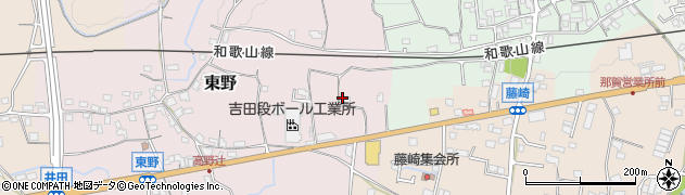 和歌山県紀の川市東野219周辺の地図