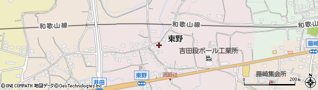 和歌山県紀の川市東野395周辺の地図