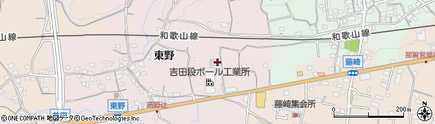 和歌山県紀の川市東野224周辺の地図