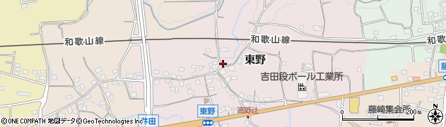 和歌山県紀の川市東野323周辺の地図