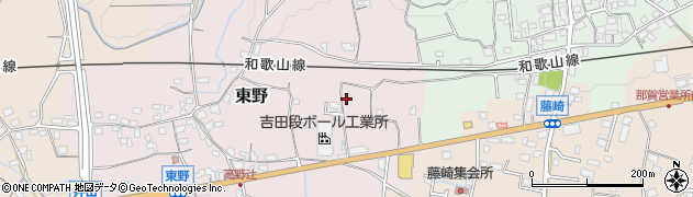 和歌山県紀の川市東野217周辺の地図