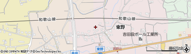 和歌山県紀の川市東野352周辺の地図