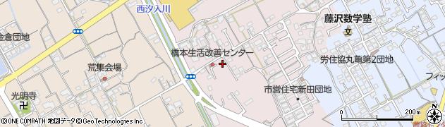香川県丸亀市新田町120周辺の地図