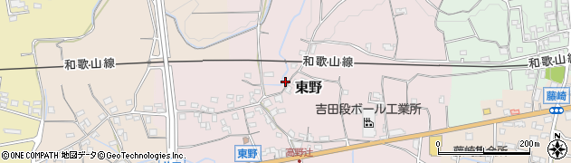 和歌山県紀の川市東野322周辺の地図