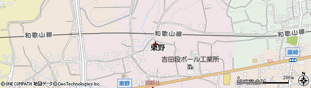 和歌山県紀の川市東野246周辺の地図
