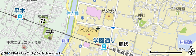 麺喰 三木店周辺の地図